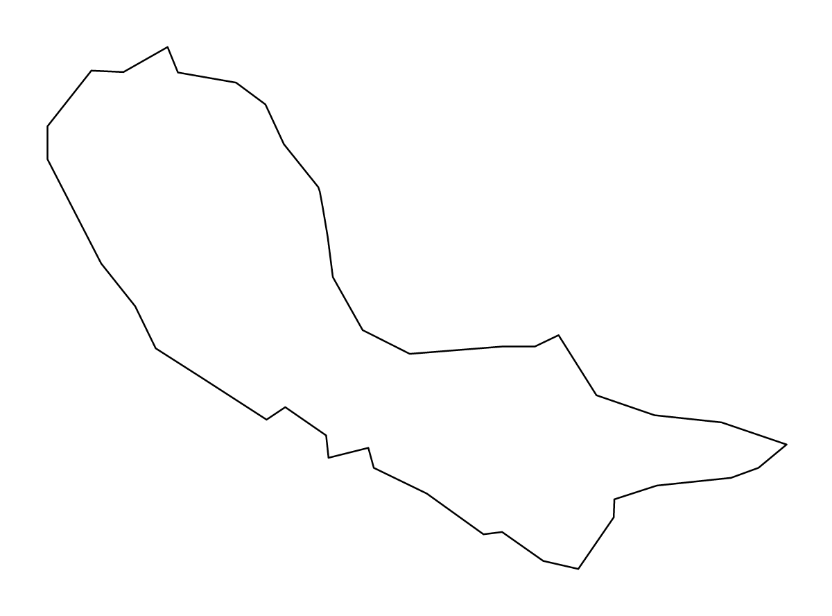 Carte de contour de Middlesex, Virginia.