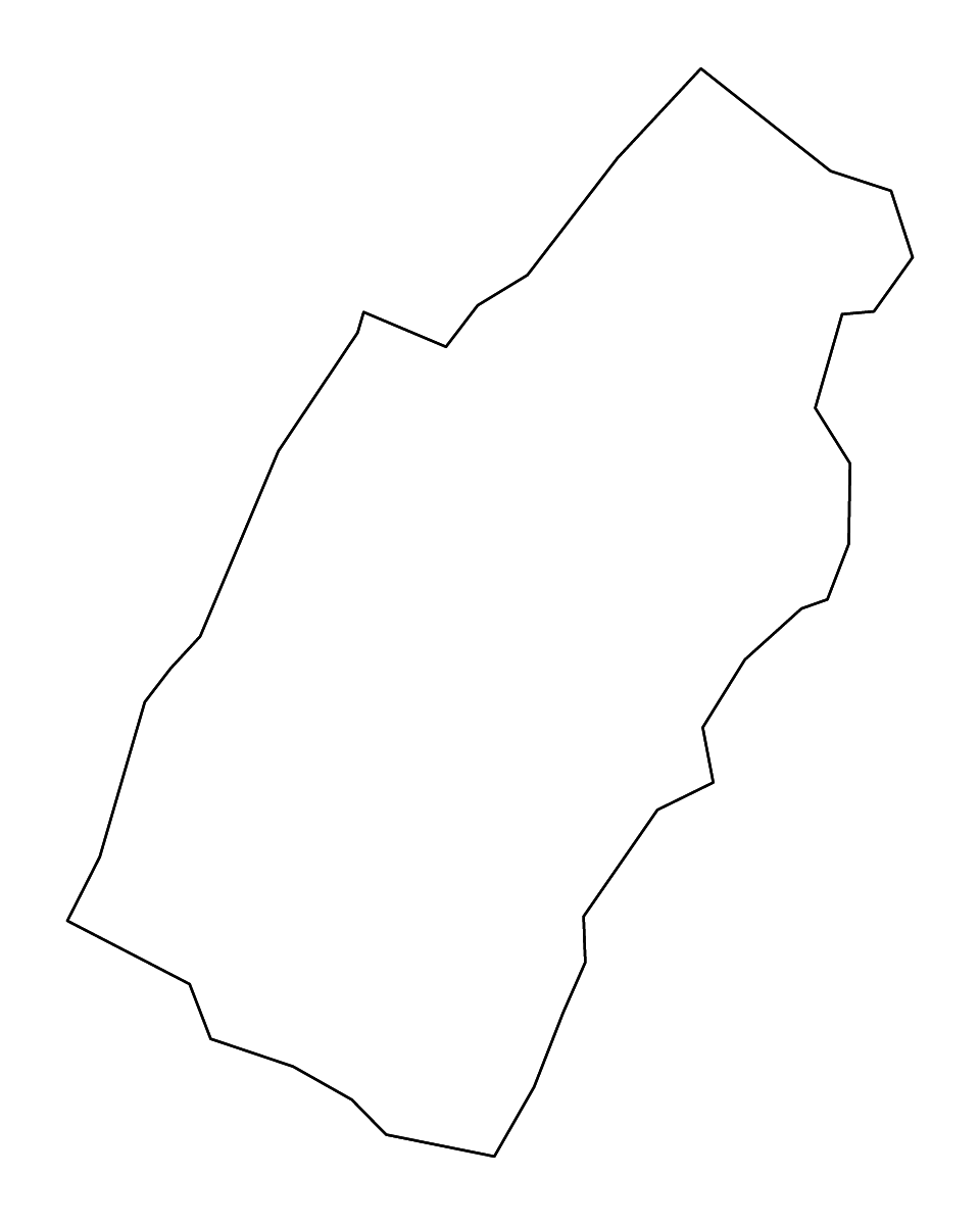 Mapa de contorno de Page, Virginia con ríos.