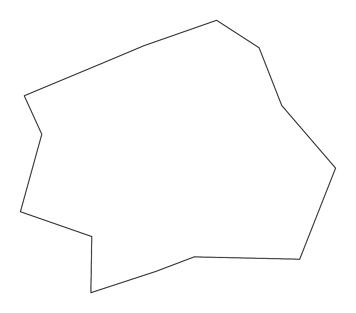 Mapa de contorno de Petersburg, Virginia con ríos.