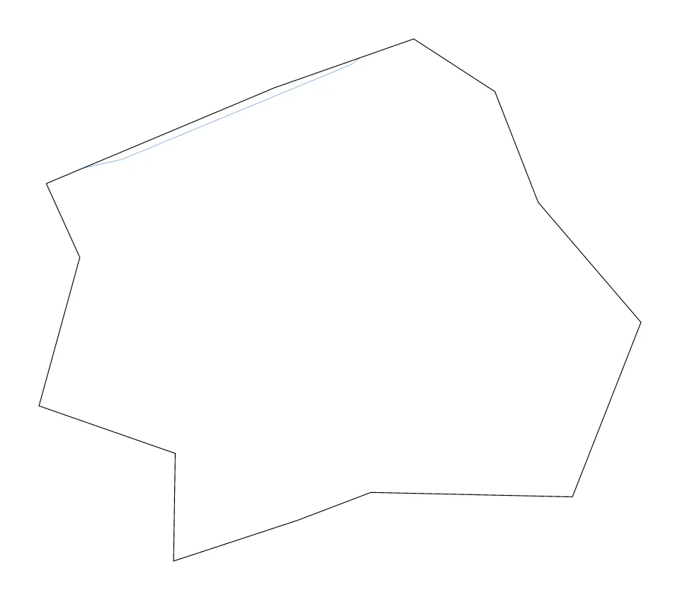 Petersburg outline map preview