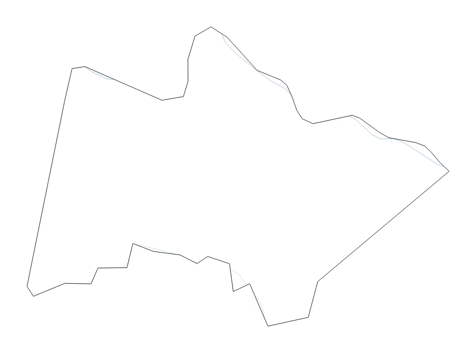 Powhatan outline map preview