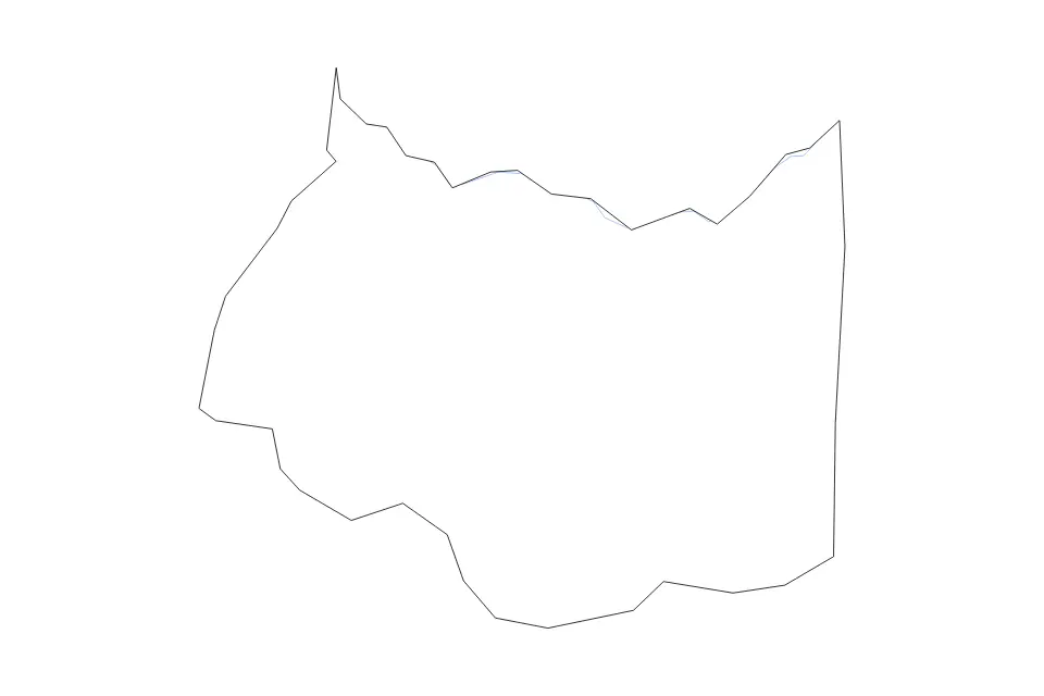Carte de Prince Edward, Virginia de type contour et rivières pour Amérique du Nord, montrant contour et rivières avec des limites nettes.