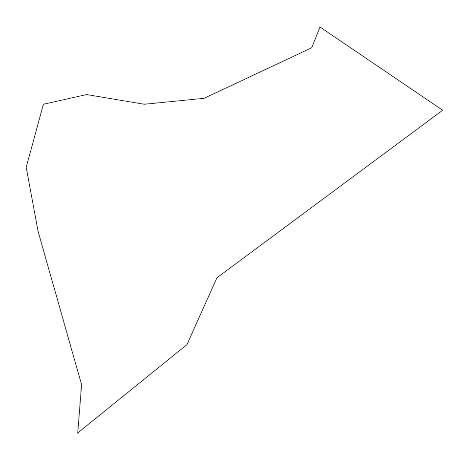 Radford outline map preview