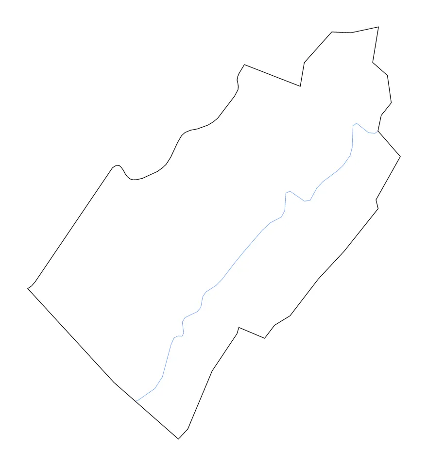 Shenandoah outline map preview
