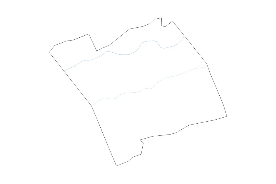 Outline map of Smyth County, Virginia with subdivision borders and rivers.