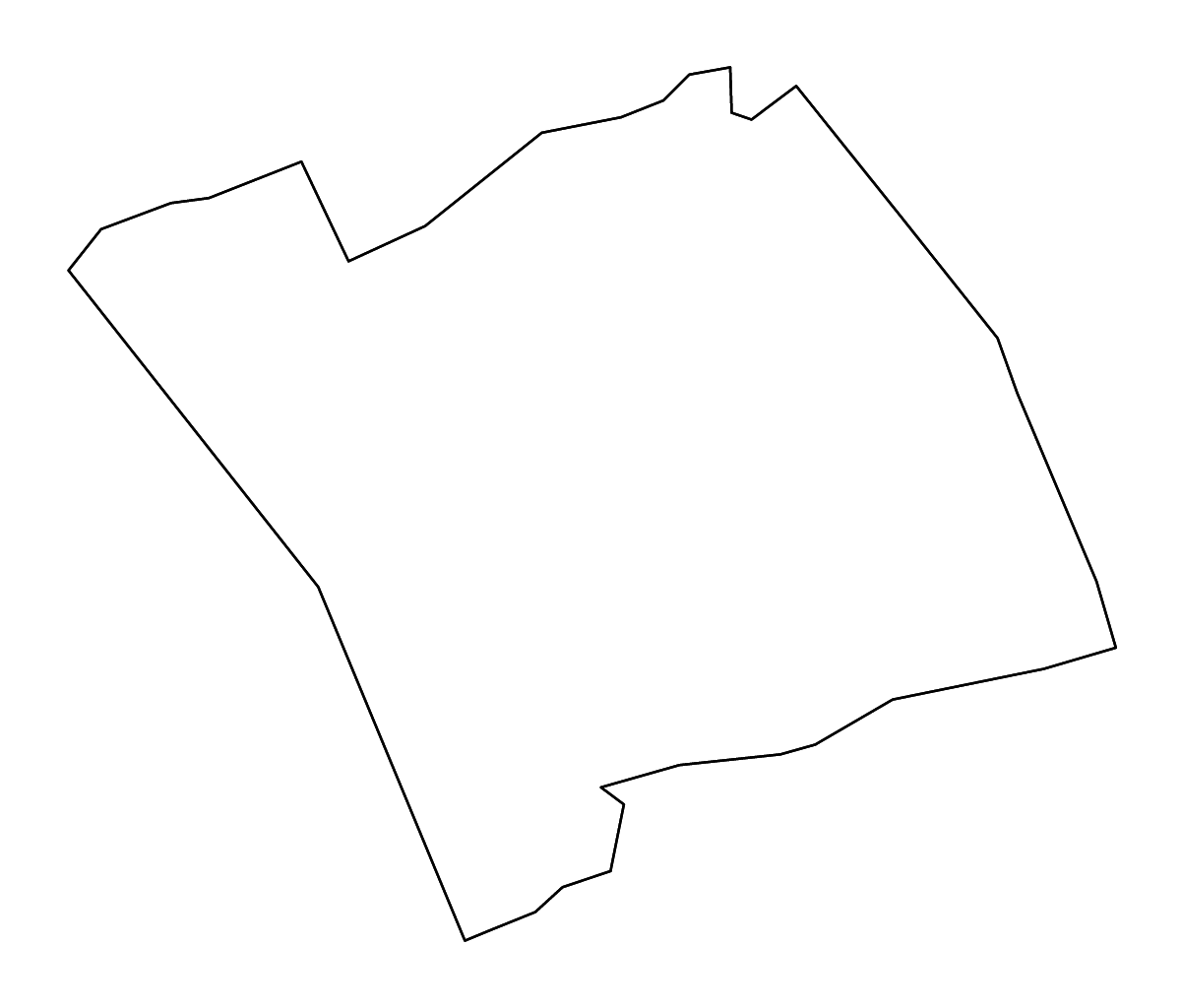 Mapa de contorno de Smyth, Virginia con ríos.