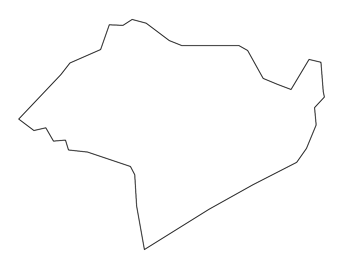 Mapa de contorno de Surry, Virginia con ríos.