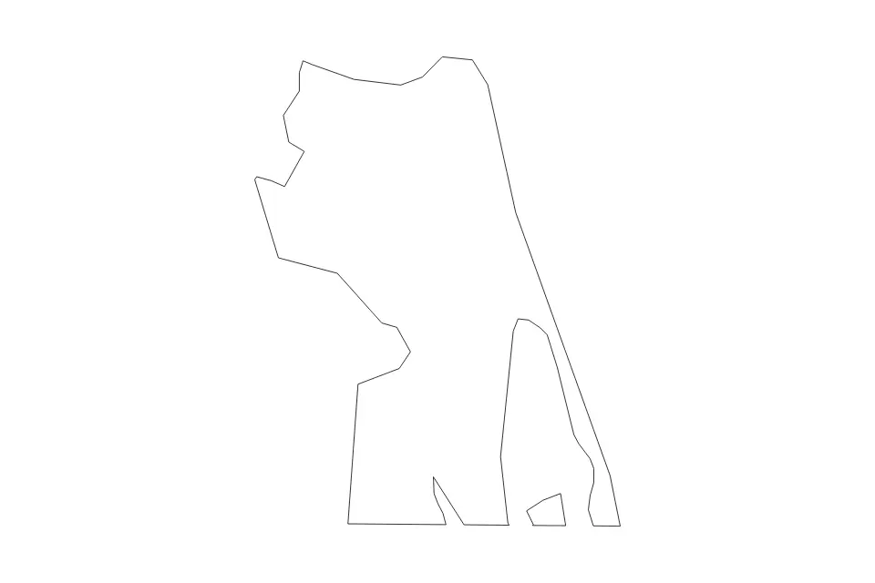 Mapa de Virginia Beach, Virginia de tipo contorno para América del Norte, con contorno con límites limpios.