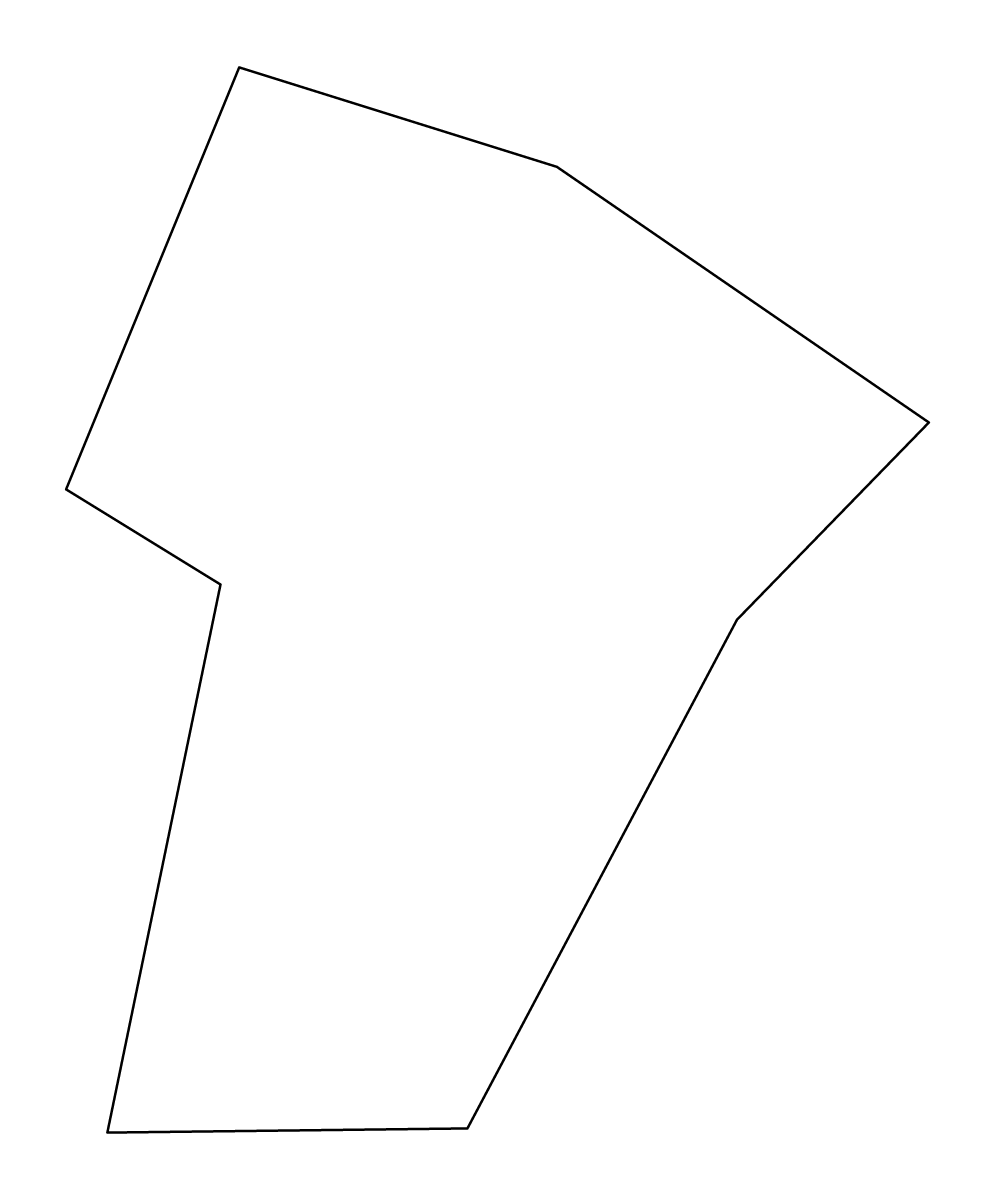 Mapa de contorno de Winchester, Virginia.