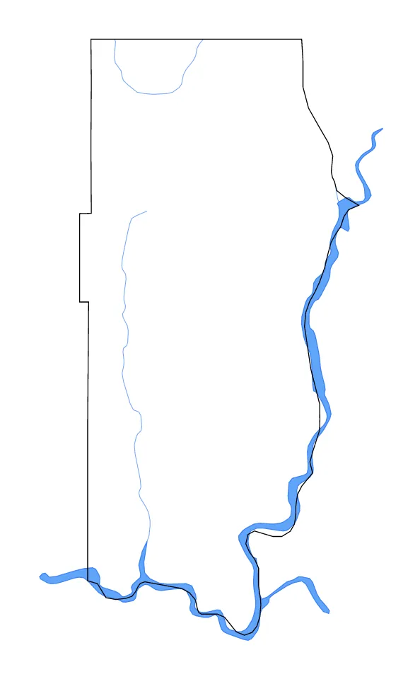 Ferry outline map preview