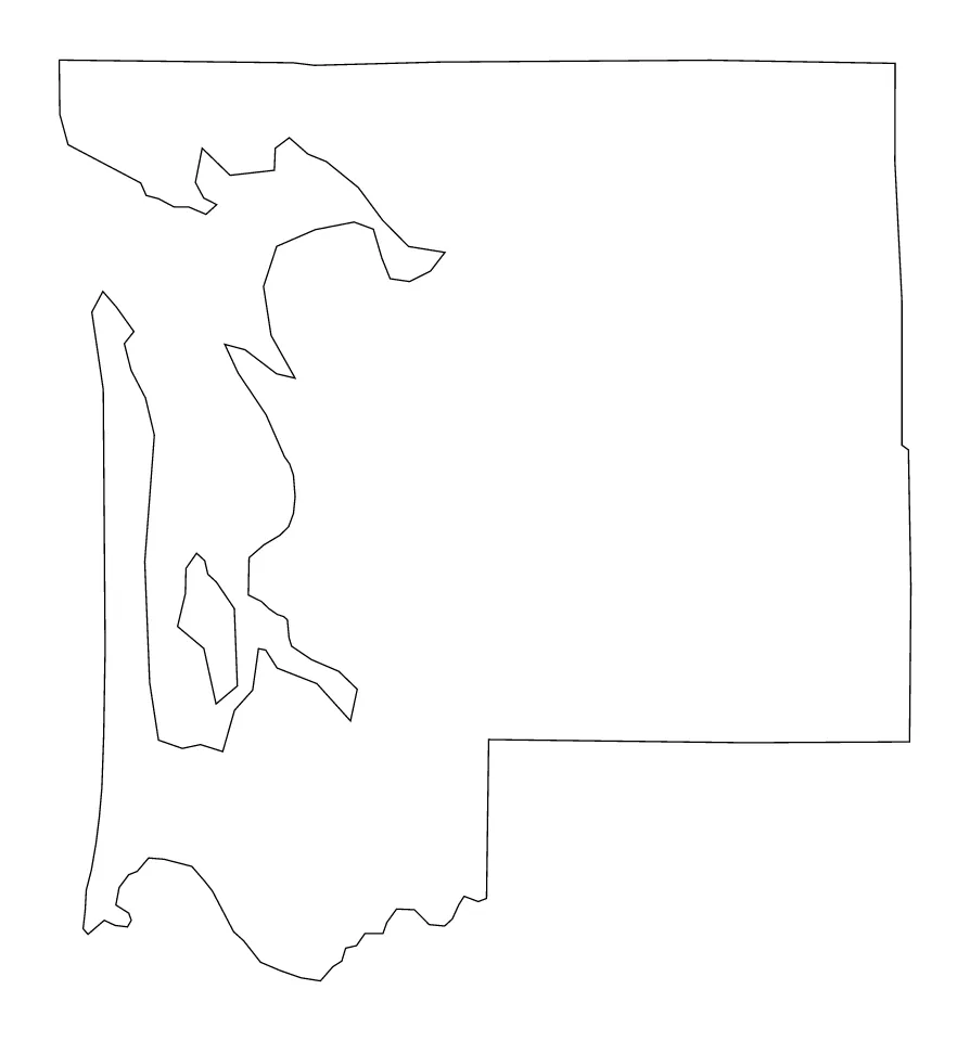 Pacific outline map preview