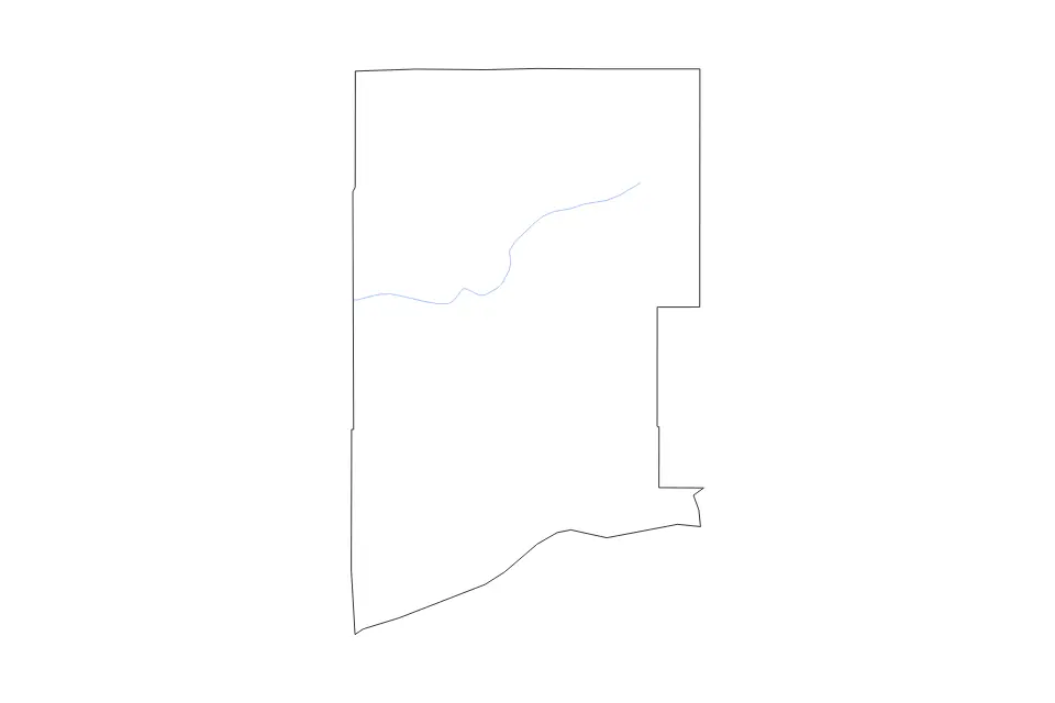 Carte de Skamania, Washington de type contour et rivières pour Amérique du Nord, montrant contour et rivières avec des limites nettes.