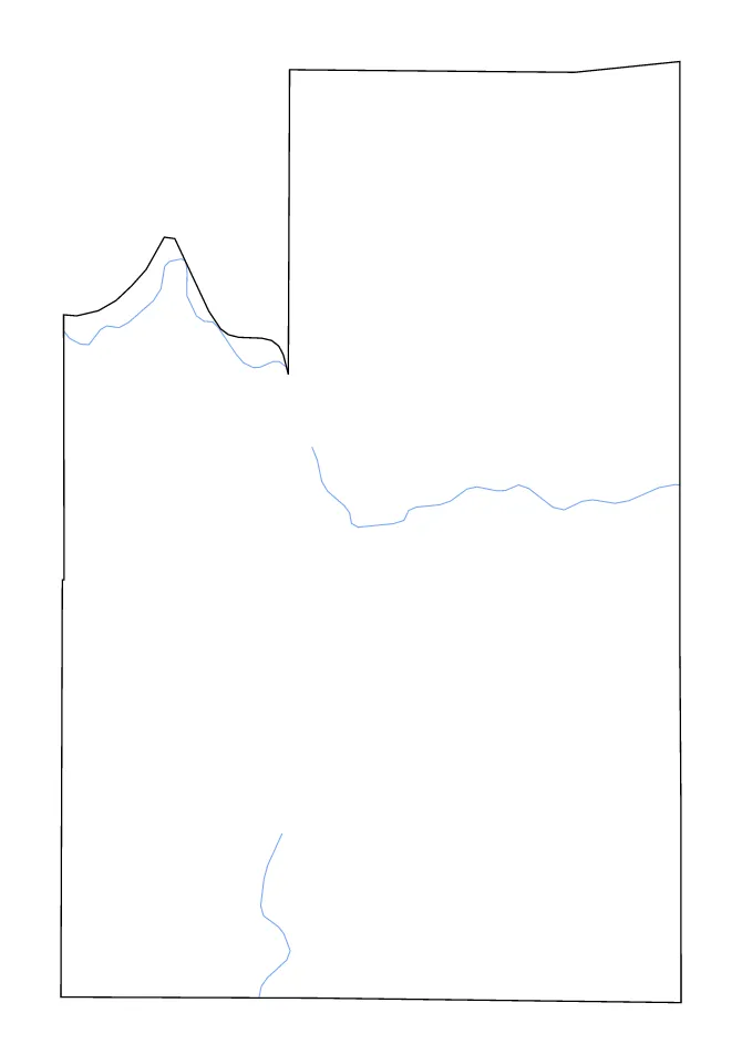 Spokane outline map preview