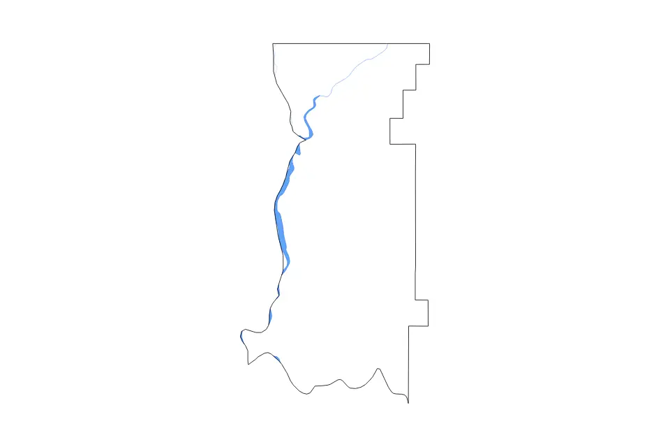 Mapa de Stevens, Washington de tipo contorno, lagos y ríos para América del Norte, con contorno, lagos y ríos con elementos de agua como Franklin D. Roosevelt Lake.