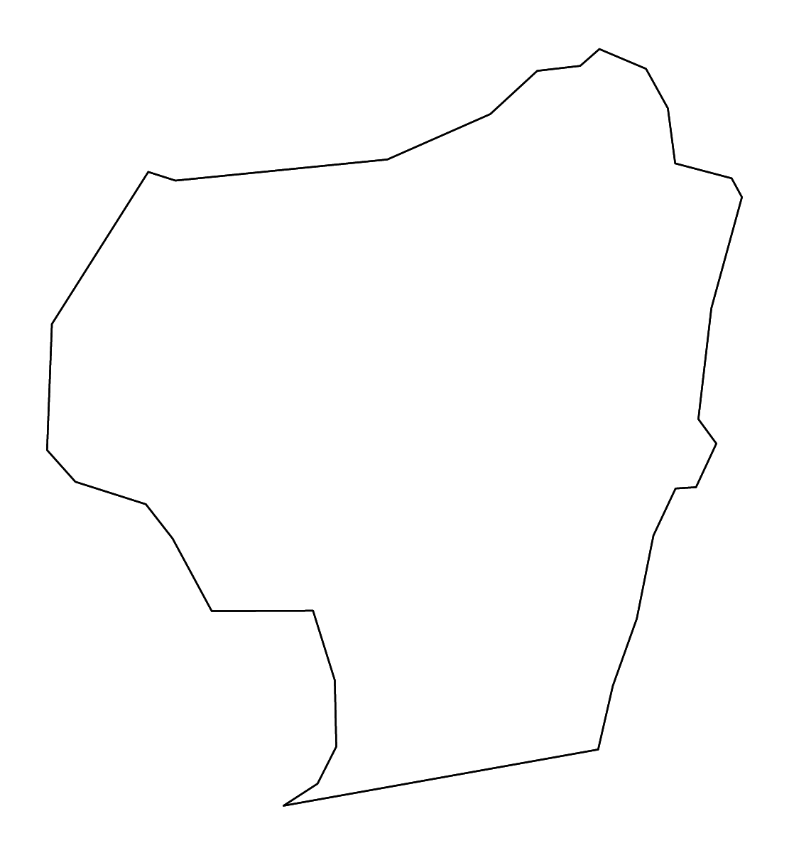 Mapa de contorno de Barbour, West Virginia con ríos.