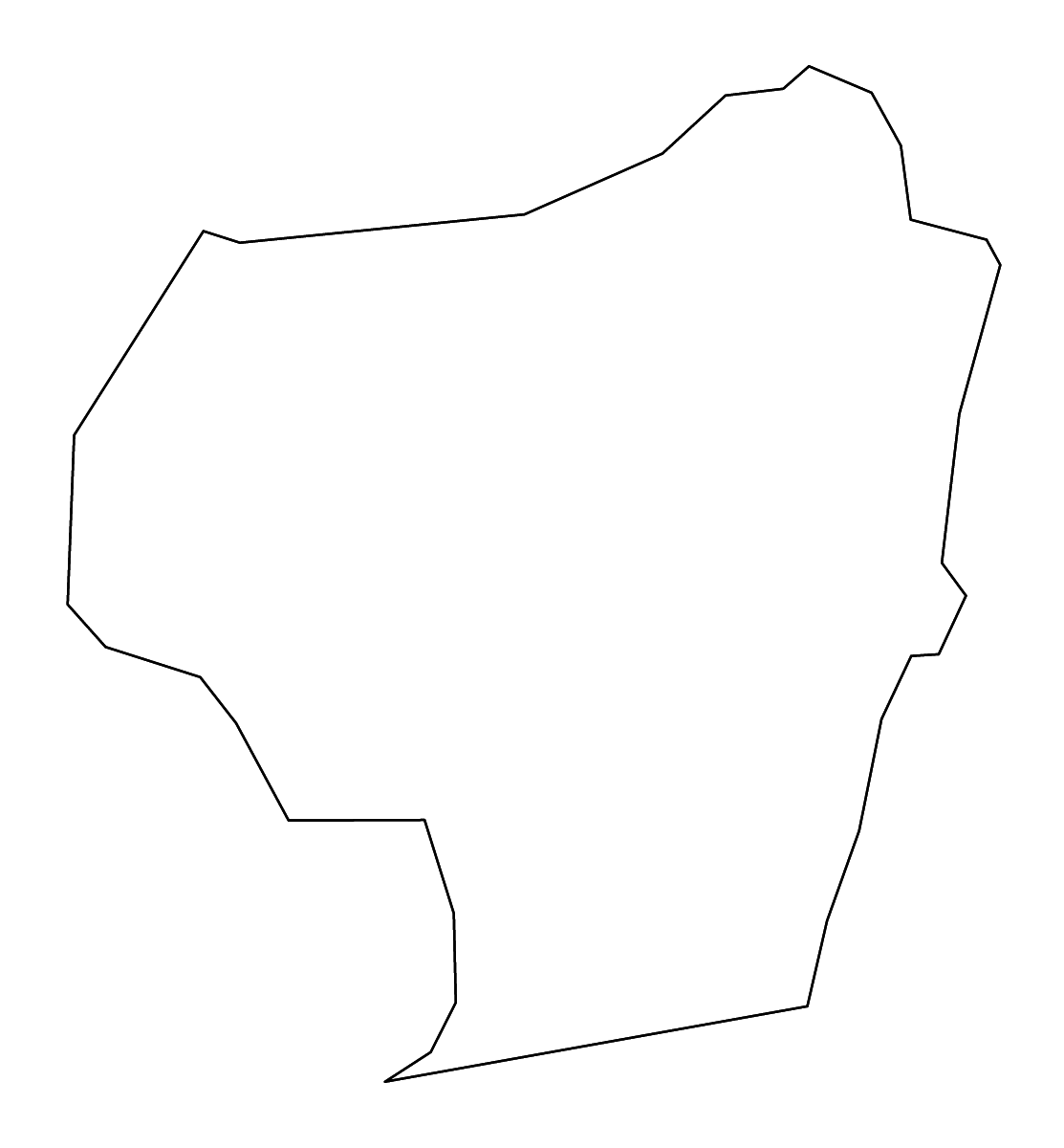 Carte de contour de Barbour, West Virginia avec rivières.