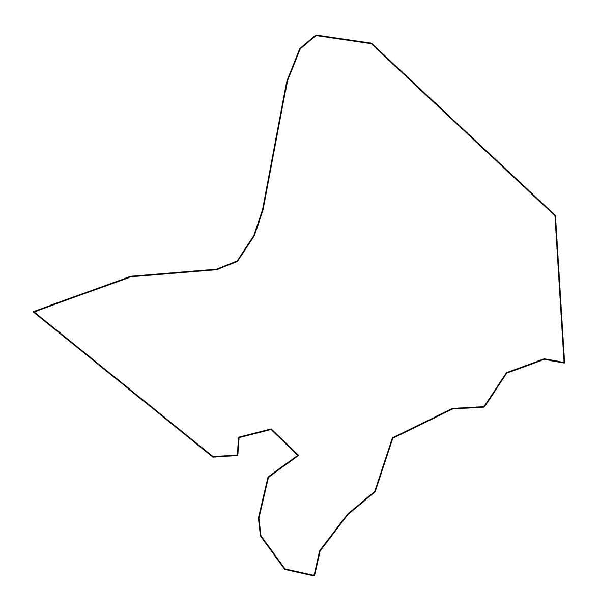 Mapa de contorno de Cabell, West Virginia con ríos.