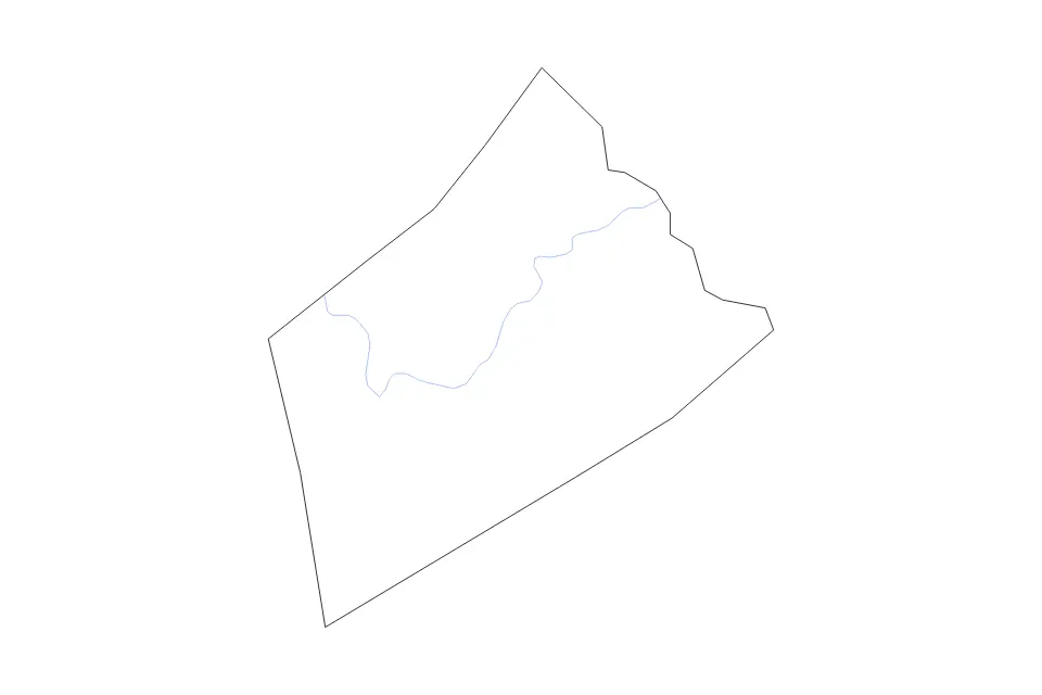 Mapa de Clay, West Virginia de tipo contorno y ríos para América del Norte, con contorno y ríos con límites limpios.