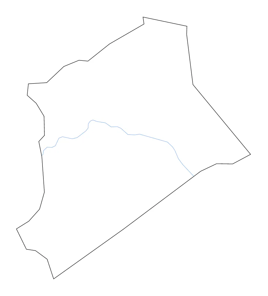 Gilmer outline map preview