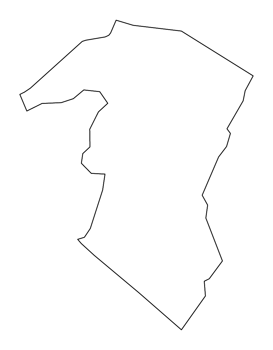 Mapa de contorno de Grant, West Virginia con ríos.