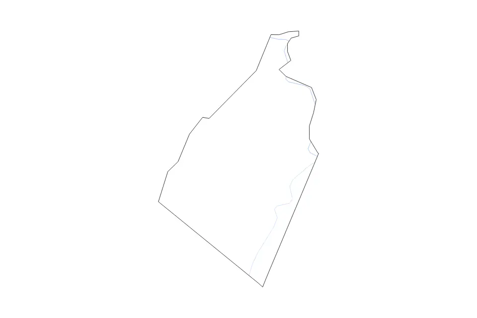 Carte de Jefferson, West Virginia de type contour et rivières pour Amérique du Nord, montrant contour et rivières avec des limites nettes.