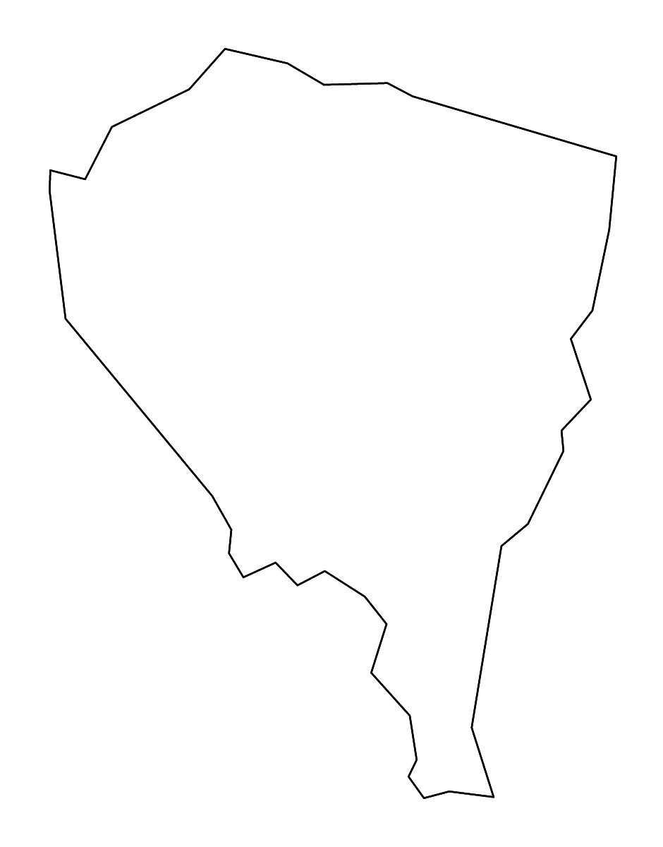 Mapa de contorno de Lewis, West Virginia con ríos.