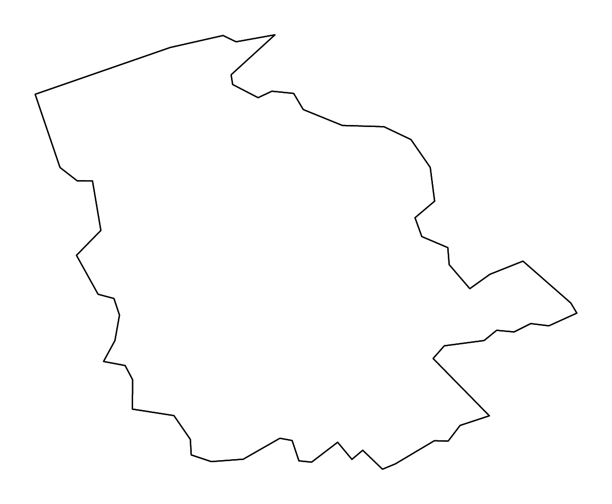 Mapa de contorno de Logan, West Virginia con ríos.