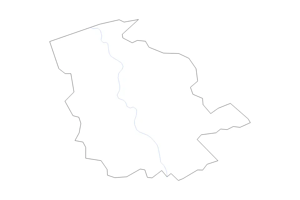Mapa de Logan, West Virginia de tipo contorno y ríos para América del Norte, con contorno y ríos con límites limpios.
