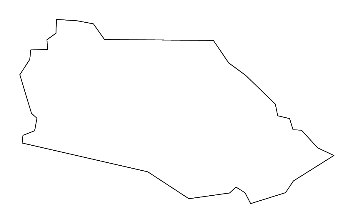 Outline map of Marion County, West Virginia with rivers.