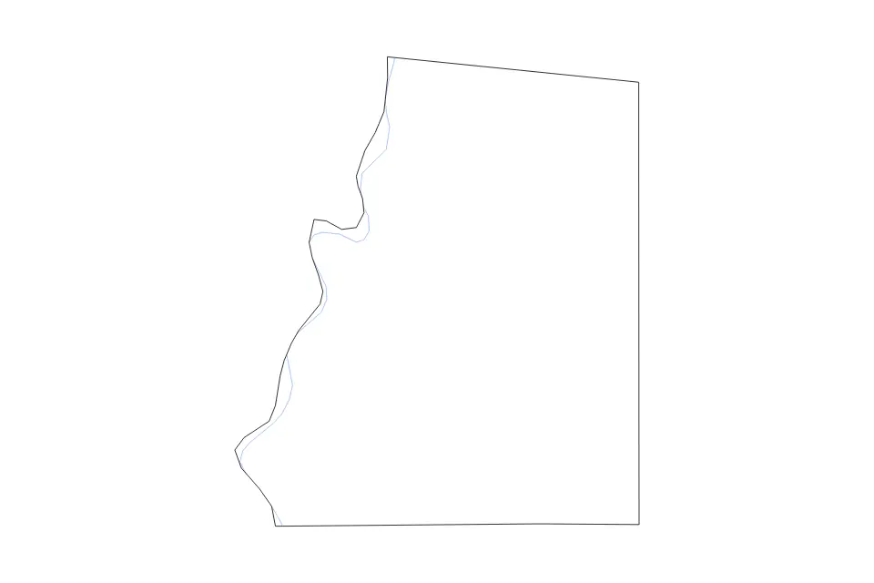 Carte de Marshall, West Virginia de type contour et rivières pour Amérique du Nord, montrant contour et rivières avec des limites nettes.