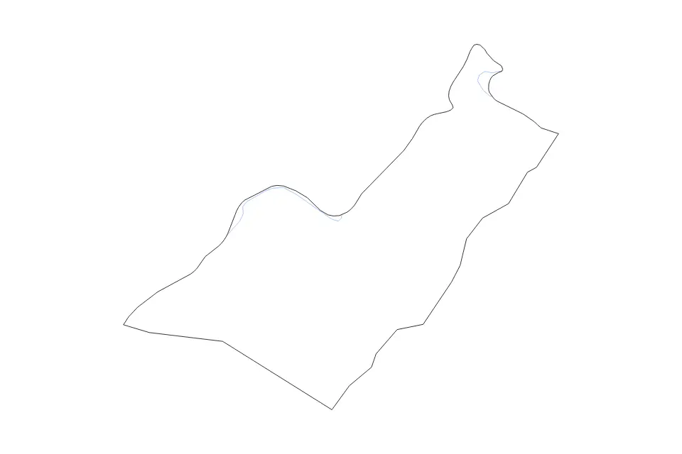 Carte de Mineral, West Virginia de type contour et rivières pour Amérique du Nord, montrant contour et rivières avec des limites nettes.