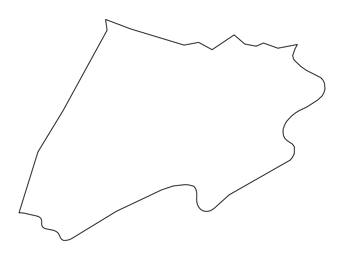 Mapa de contorno de Monroe, West Virginia con ríos.