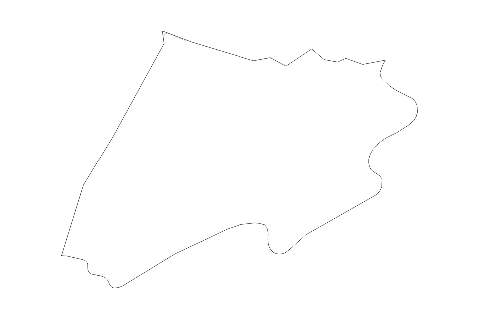 Carte de Monroe, West Virginia de type contour et rivières pour Amérique du Nord, montrant contour et rivières avec des limites nettes.