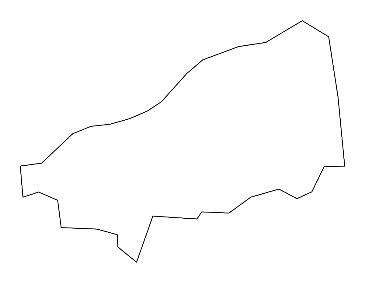 Mapa de contorno de Pleasants, West Virginia con ríos.