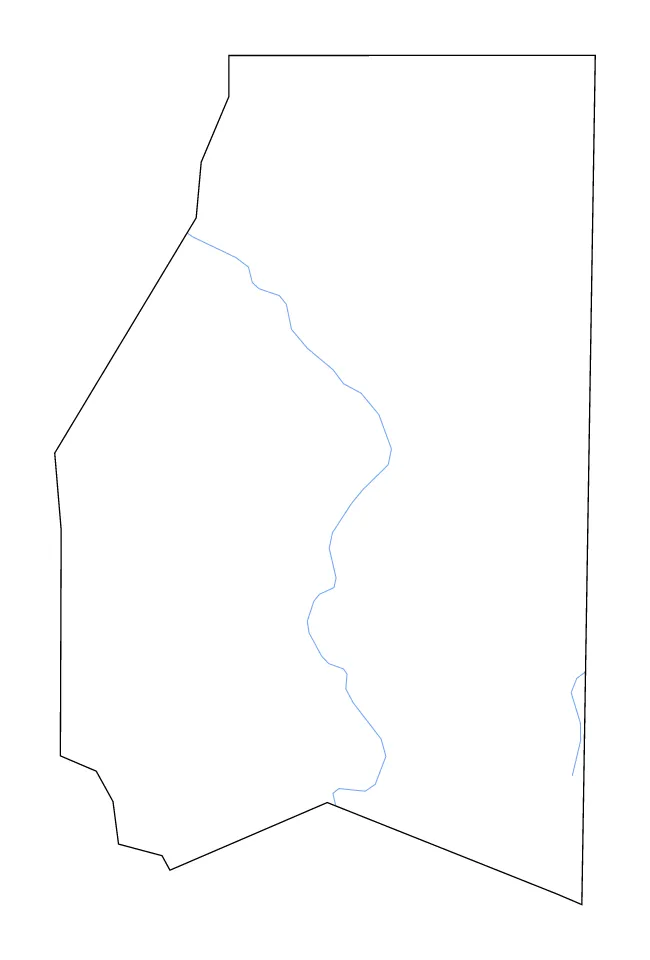 Preston outline map preview