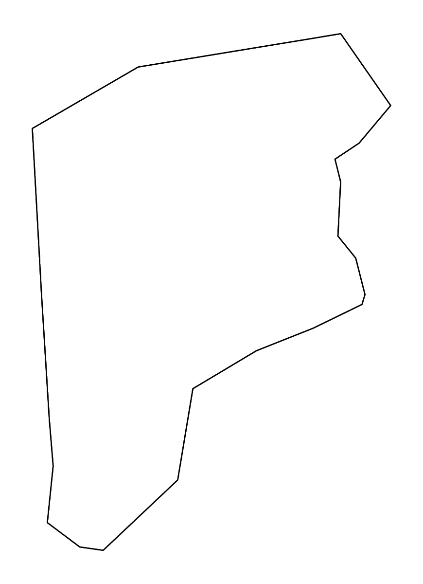 Carte de contour de Putnam, West Virginia avec rivières.