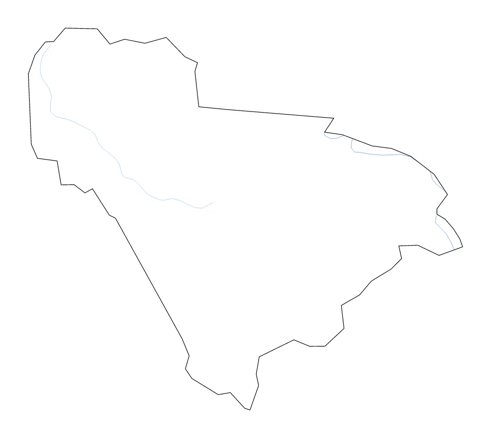 Raleigh outline map preview