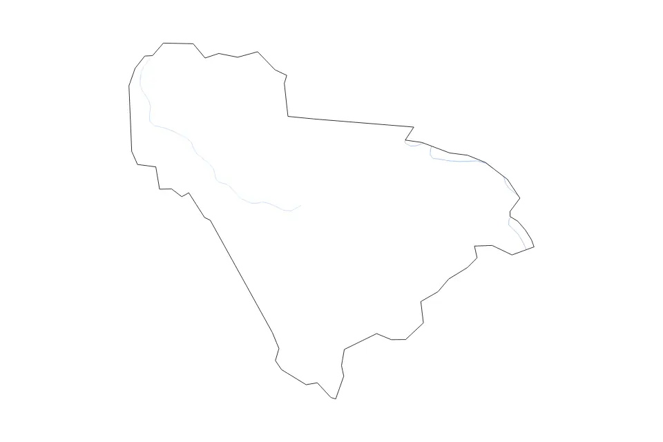Mapa de Raleigh, West Virginia de tipo contorno y ríos para América del Norte, con contorno y ríos con límites limpios.