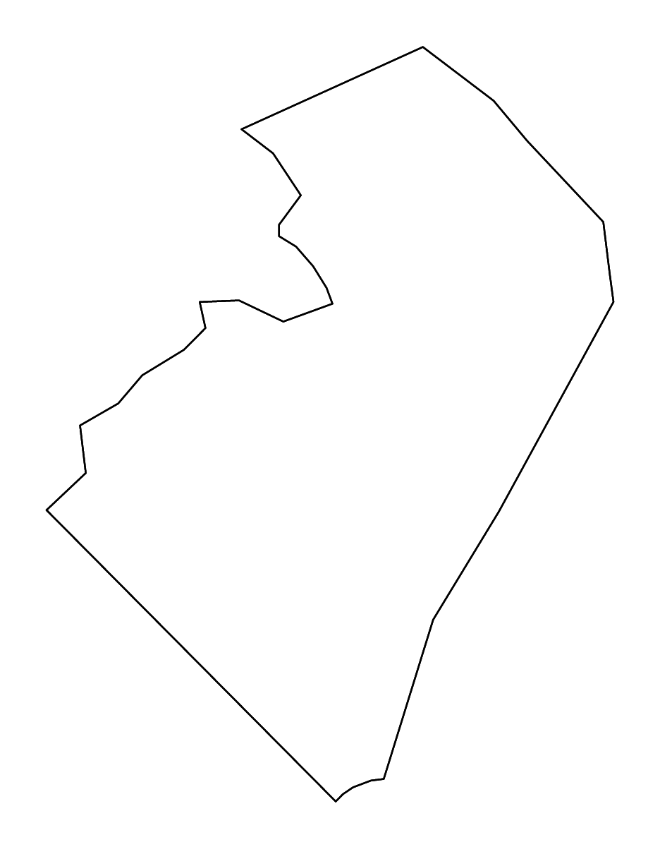 Mapa de contorno de Summers, West Virginia con ríos.