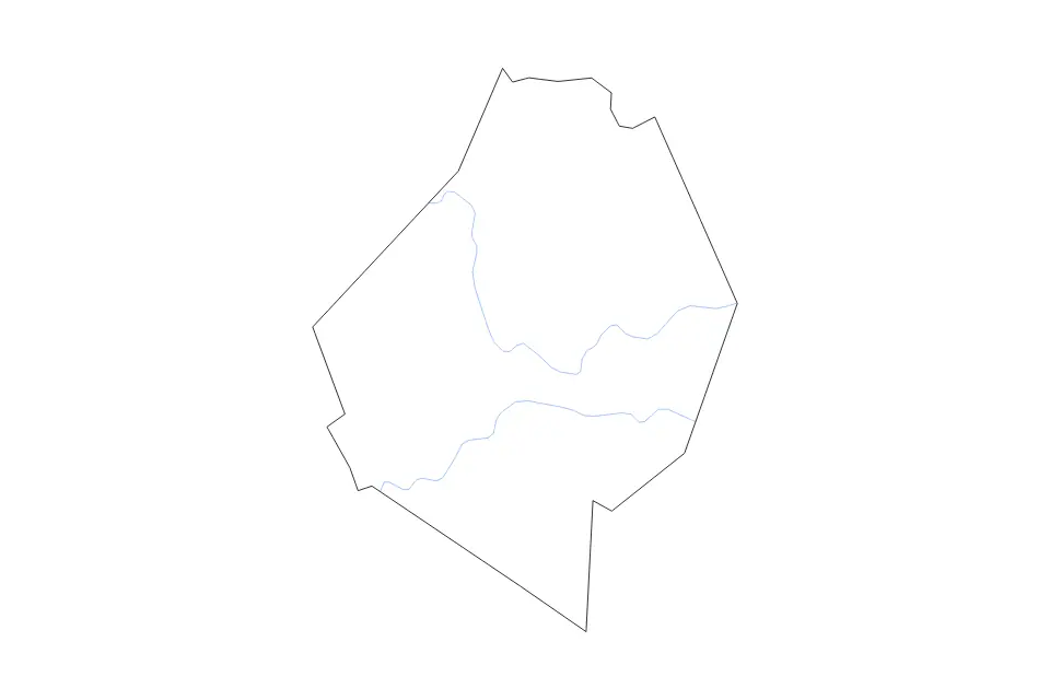 Mapa de Webster, West Virginia de tipo contorno y ríos para América del Norte, con contorno y ríos con límites limpios.