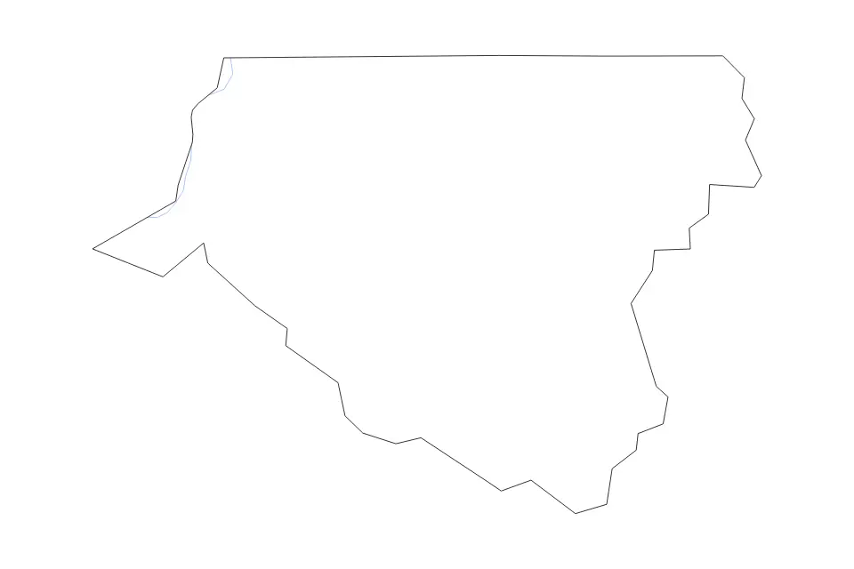 Carte de Wetzel, West Virginia de type contour et rivières pour Amérique du Nord, montrant contour et rivières avec des limites nettes.