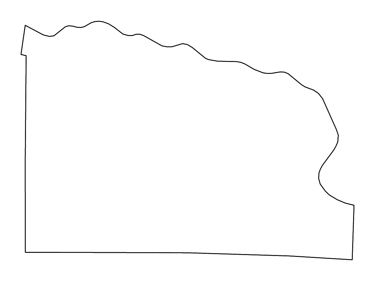 Carte de contour de Florence, Wisconsin avec rivières.
