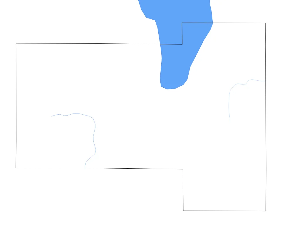 Fond du Lac outline map preview