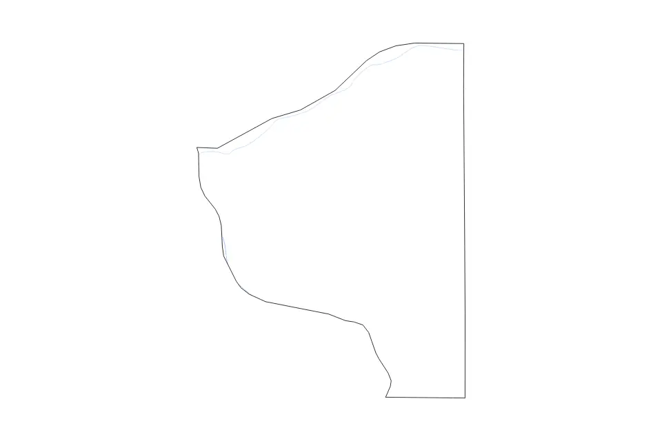 Carte de Grant, Wisconsin de type contour et rivières pour Amérique du Nord, montrant contour et rivières avec des limites nettes.