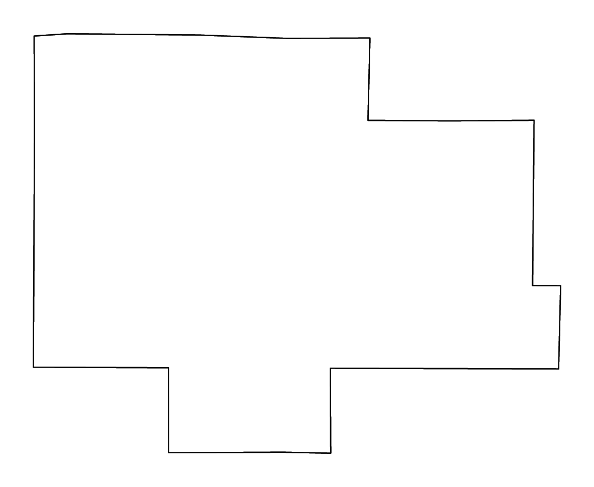 Mapa de contorno de Langlade, Wisconsin con ríos.