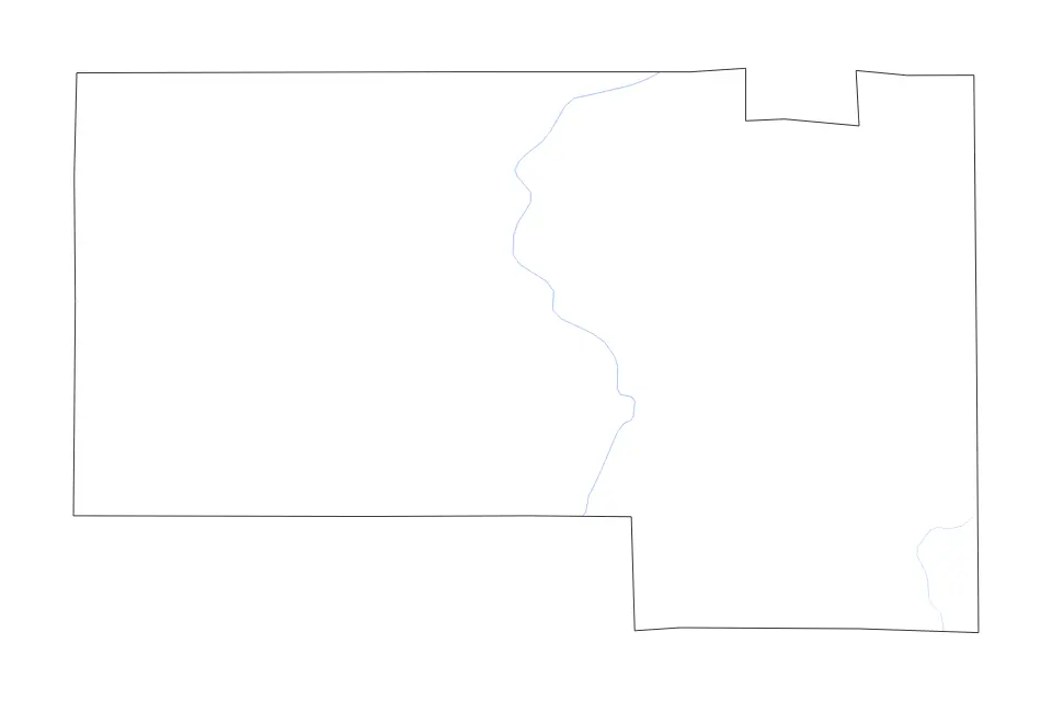 Mapa de Oneida, Wisconsin de tipo contorno y ríos para América del Norte, con contorno y ríos con límites limpios.