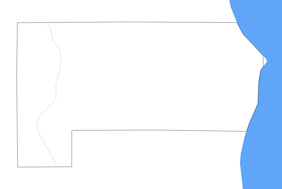 Racine outline map preview