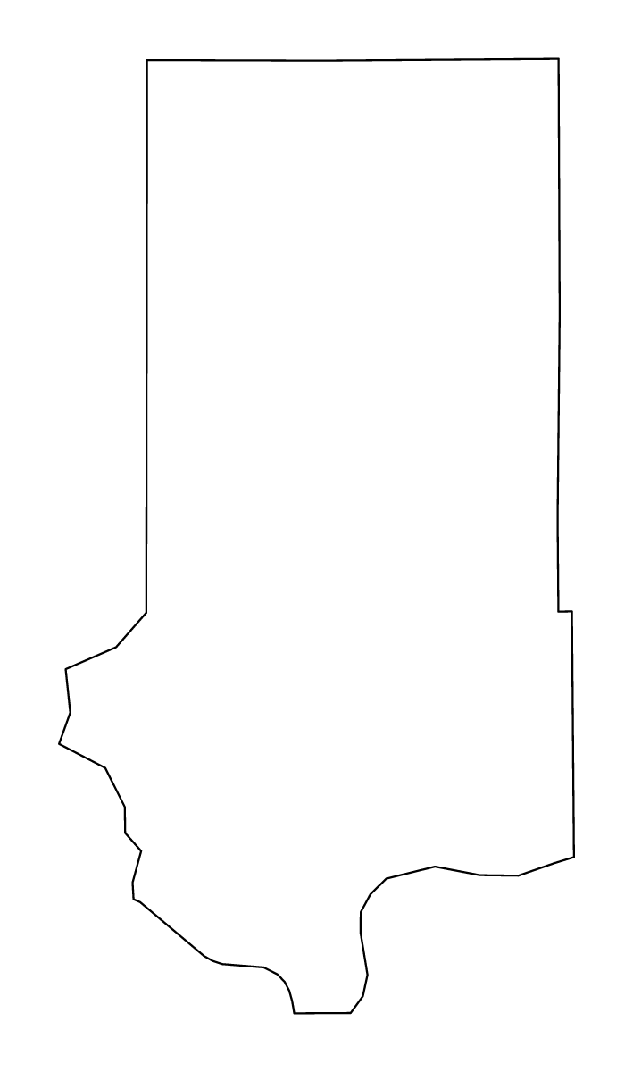 Mapa de contorno de Trempealeau, Wisconsin.