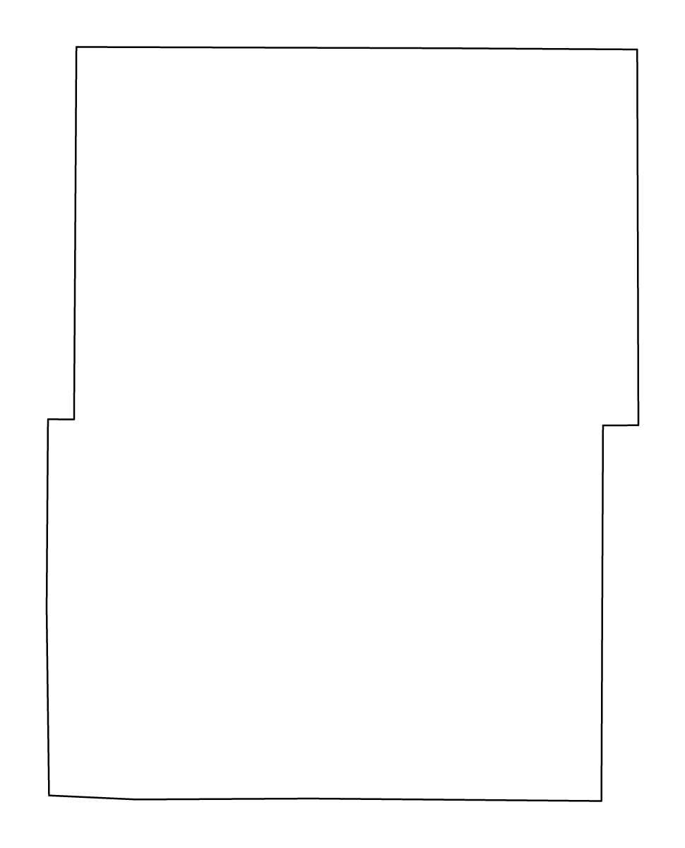 Mapa de contorno de Washington, Wisconsin.