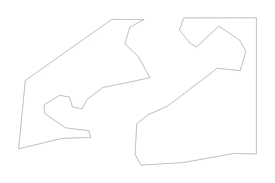 US Naval Base Guantanamo Bay outline map preview